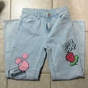 Justice Bazooka Ring Pop Jeans